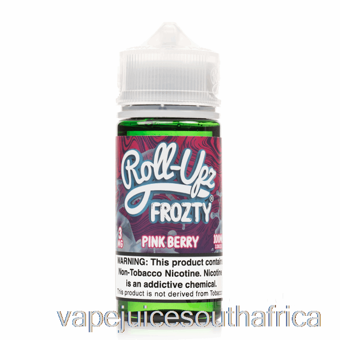 Vape Juice South Africa Pink Berry Ice - Juice Roll-Upz - 100Ml 3Mg